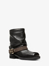 Colby Leather and Signature Logo Ankle Boot