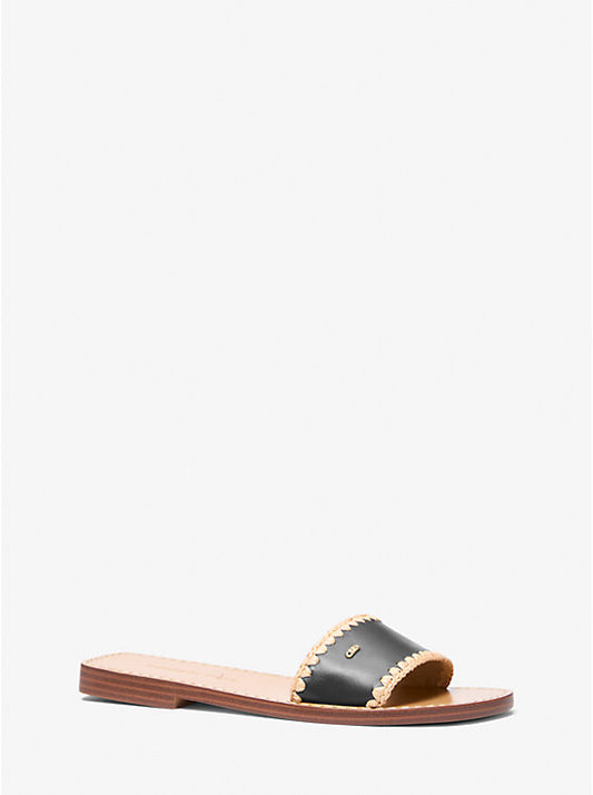Drea Leather Slide Sandal