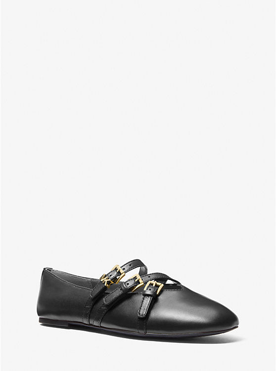 Indy Flex Leather Ballet Flat