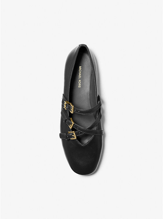Indy Flex Leather Ballet Flat