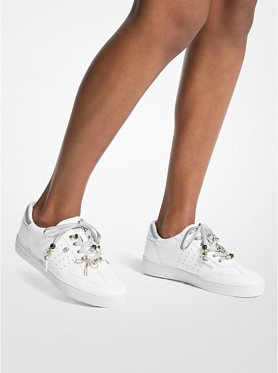 Scotty Embellished Leather Sneaker