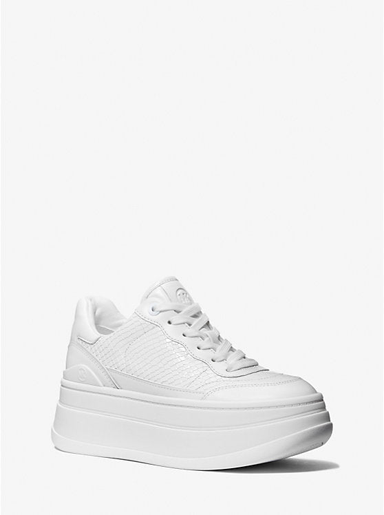 Hayes Snake Embossed Platform Sneaker