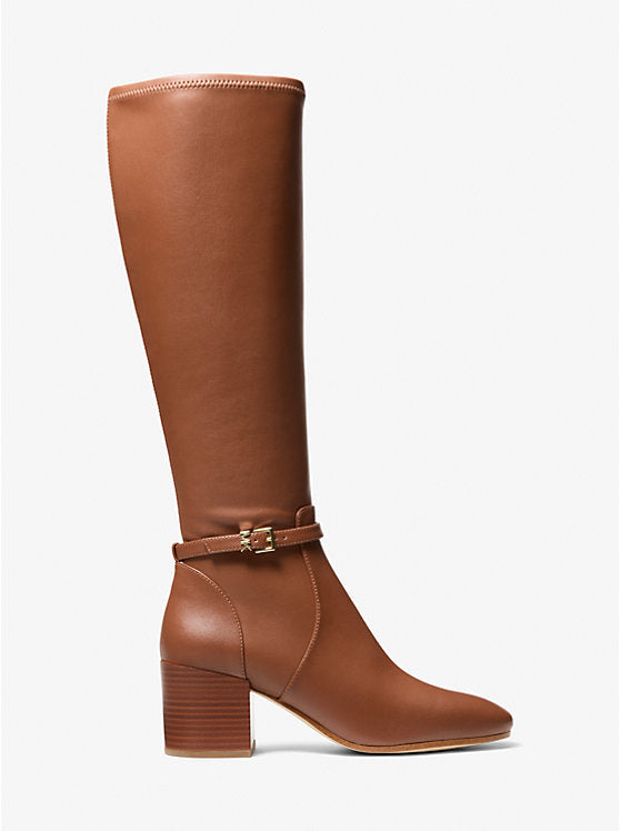 Ella Wide Calf Block Heel Boot
