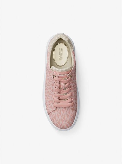 Romey Two-Tone Logo Platform Sneaker