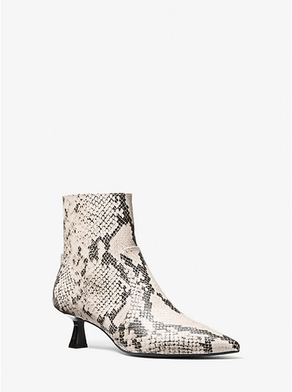 Amali Snake Embossed Boot