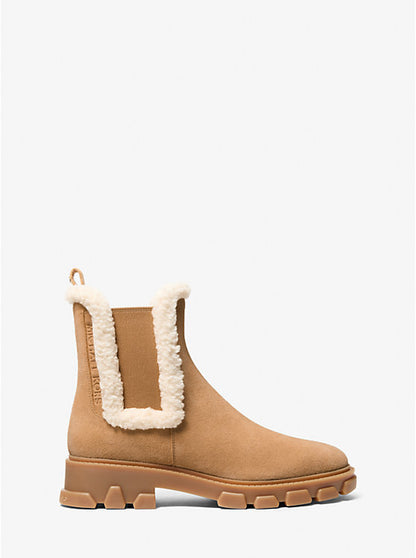 Ridley Suede and Faux Shearling Boot