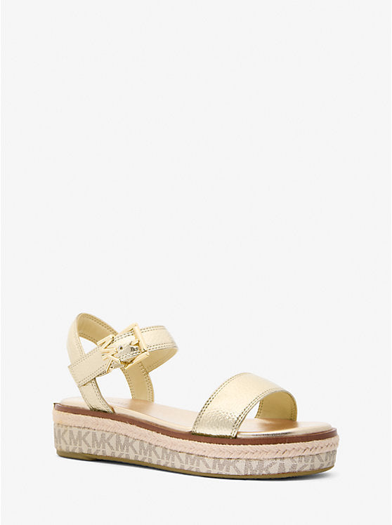 Richie Metallic Platform Espadrille Sandal