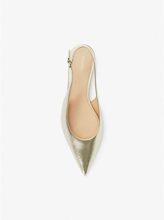 Amali Metallic Slingback Flat