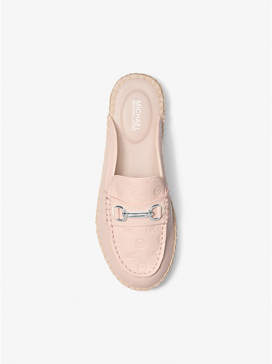 Carson Logo Debossed Espadrille Mule