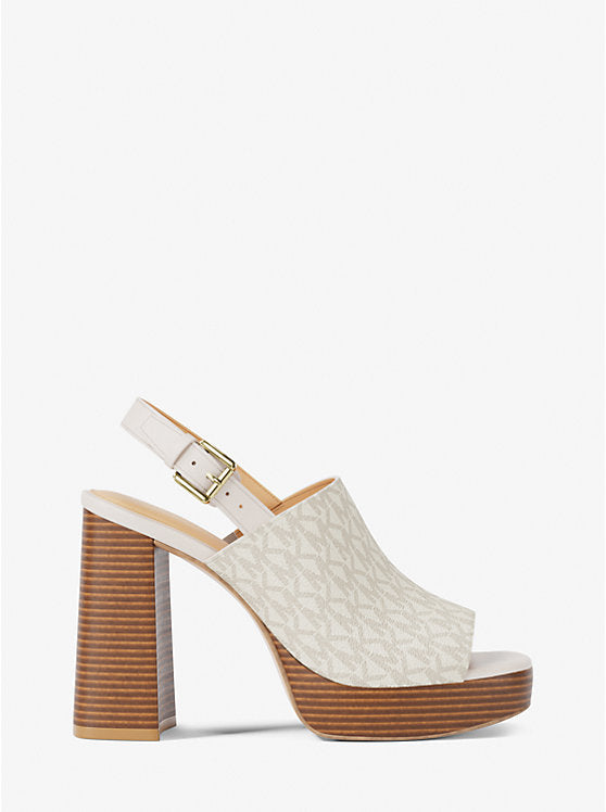 Kehlani Signature Logo Platform Sandal