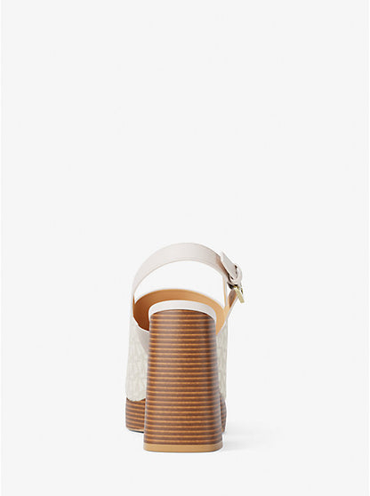 Kehlani Signature Logo Platform Sandal