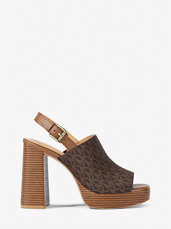 Kehlani Signature Logo Platform Sandal