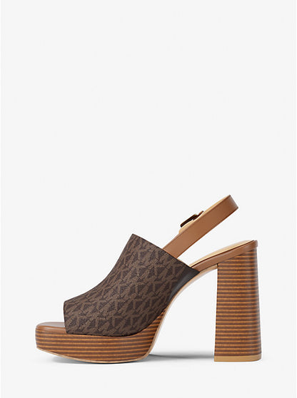 Kehlani Signature Logo Platform Sandal