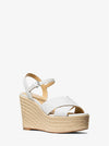 Luciana Logo Debossed Wedge Sandal