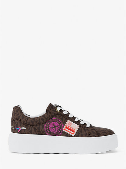 Romey Embellished Signature Logo Platform Sneaker