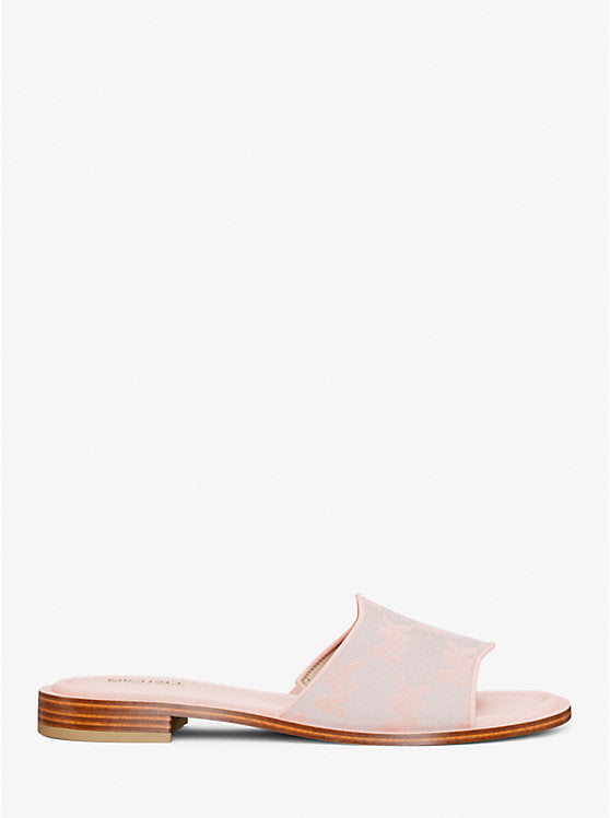 Hannah Logo Jacquard Slide Sandal