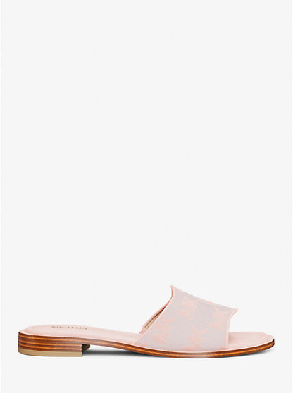 Hannah Logo Jacquard Slide Sandal