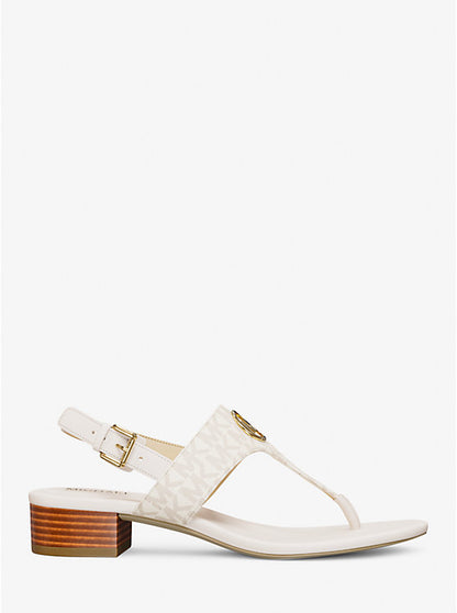 Hannah Signature Logo T-Strap Sandal