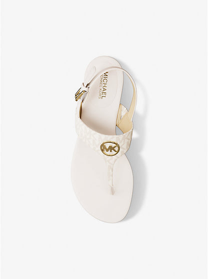 Hannah Signature Logo T-Strap Sandal