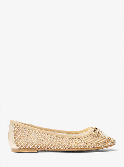Savannah Embellished Mesh Ballet Flat