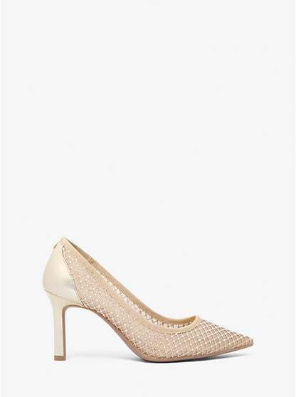 Willa Embellished Mesh Pump