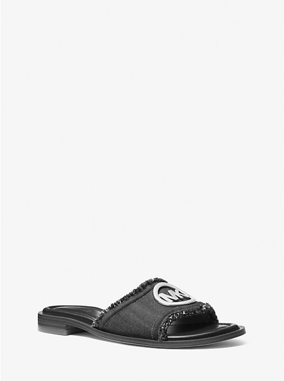 Hannah Denim Slide Sandal