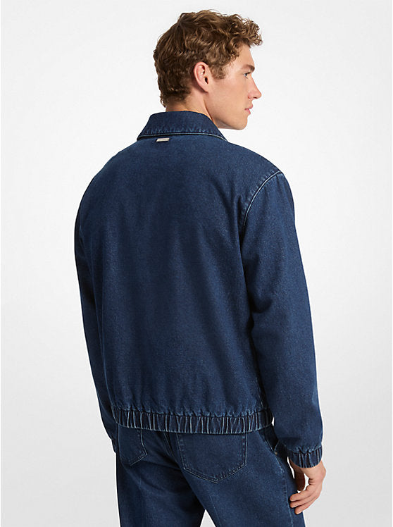 Stretch Denim Shirt Jacket