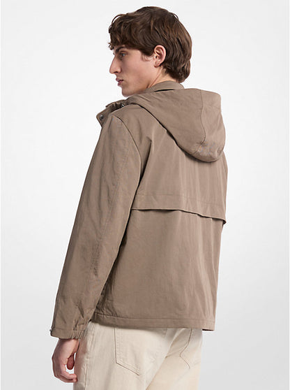 Nylon Twill Windbreaker Jacket