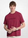 Logo Embossed Cotton Jersey T-Shirt