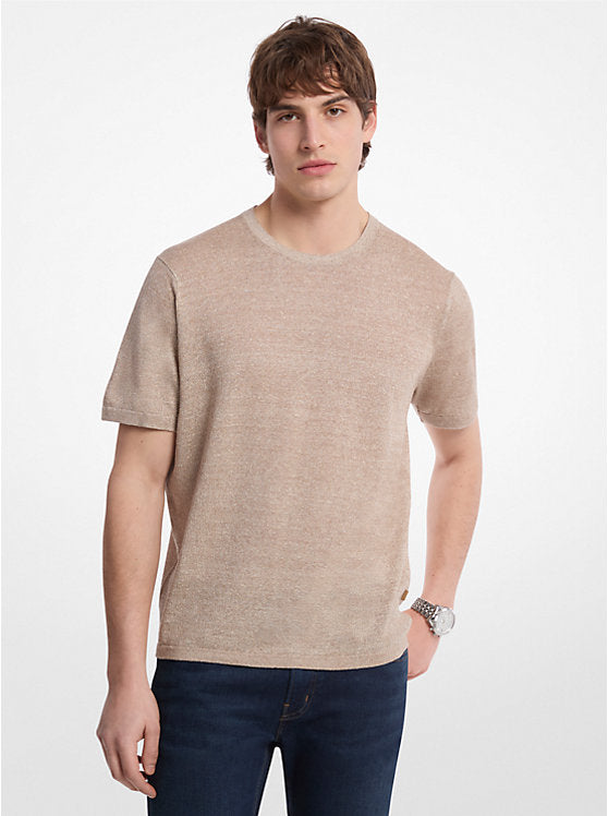 Linen and Cotton T-Shirt