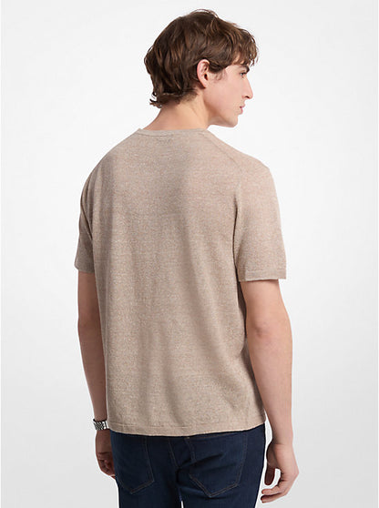 Linen and Cotton T-Shirt