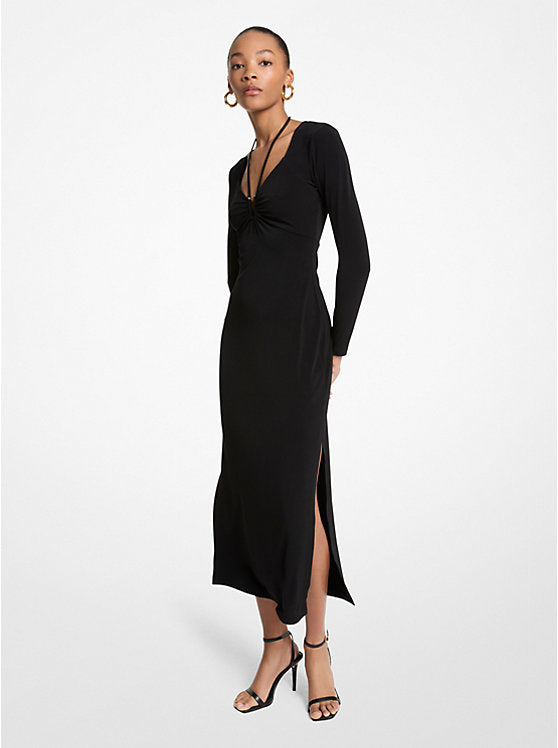 Stretch Matte Jersey Midi Dress