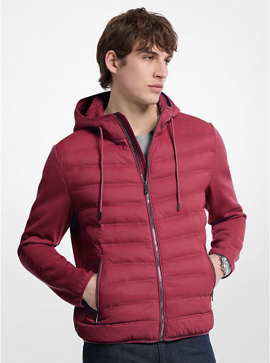 Galway Quilted Mixed-Media Jacket