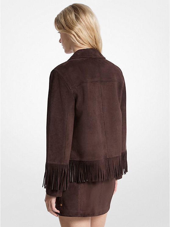 Fringed Suede Jacket