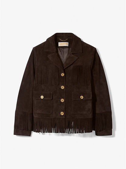 Fringed Suede Jacket