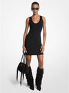 Ribbed Viscose Blend Tank Dress