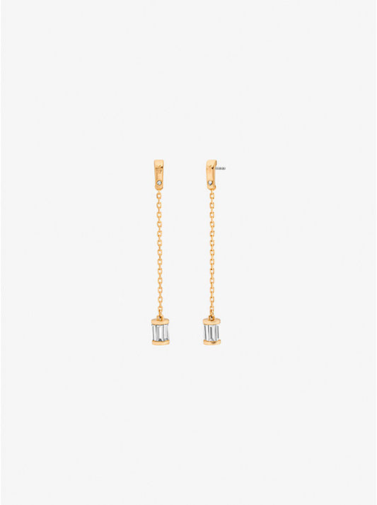 Cubic Zirconia Drop Earrings