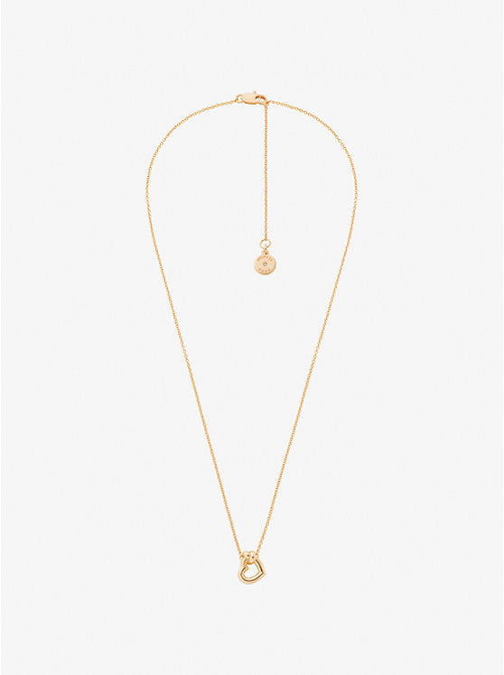 Knotted Heart Necklace and Earrings Gift Set