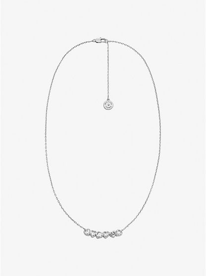 Cubic Zirconia Hearts Necklace