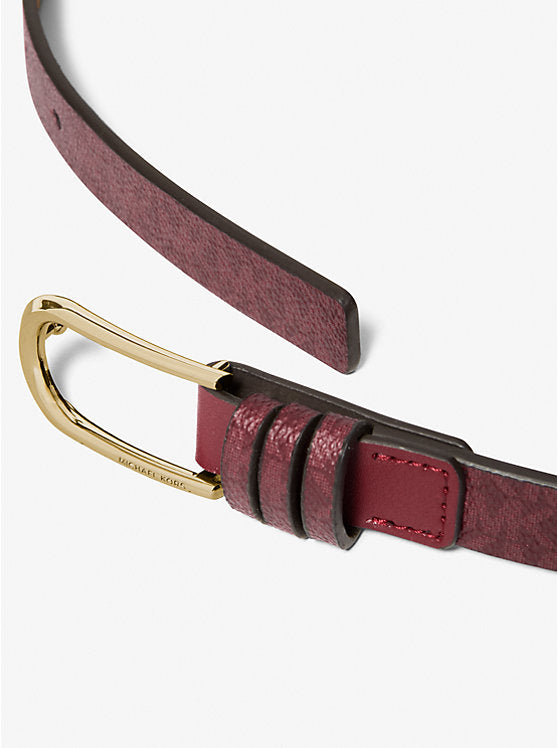 Signature Logo Skinny Belt