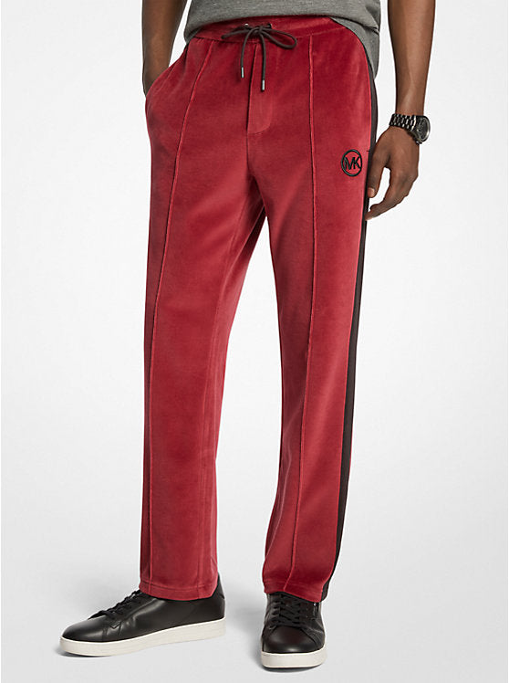 Stripe Velour Joggers