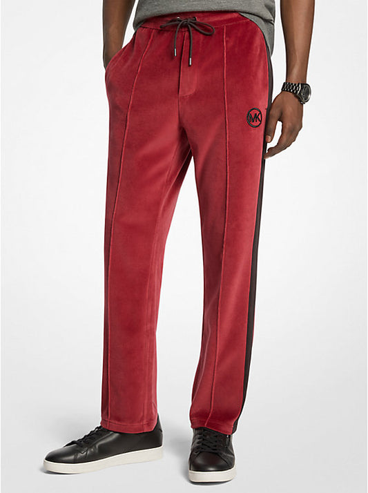 Stripe Velour Joggers