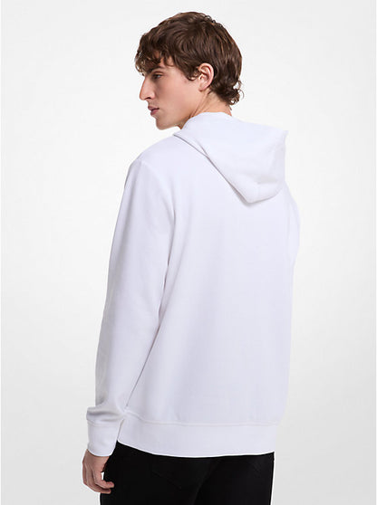 Logo Cotton Blend Hoodie