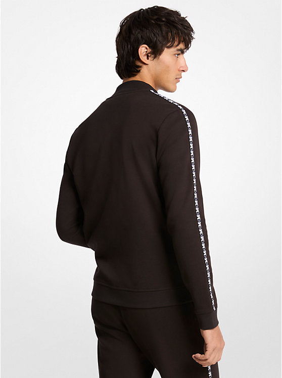 Logo Tape Cotton Blend Jacket