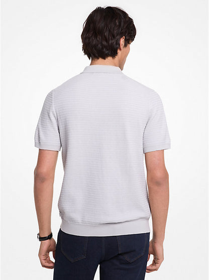 Cotton Tuck Stitch Shirt