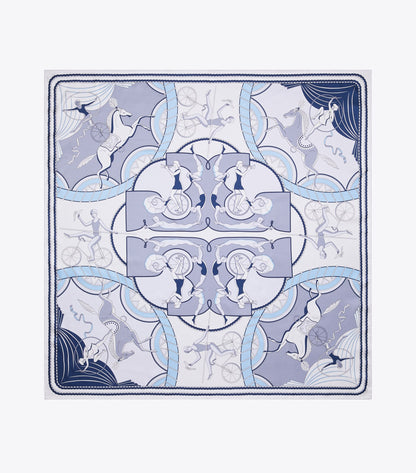 Aeronauts Double-Sided Silk Square