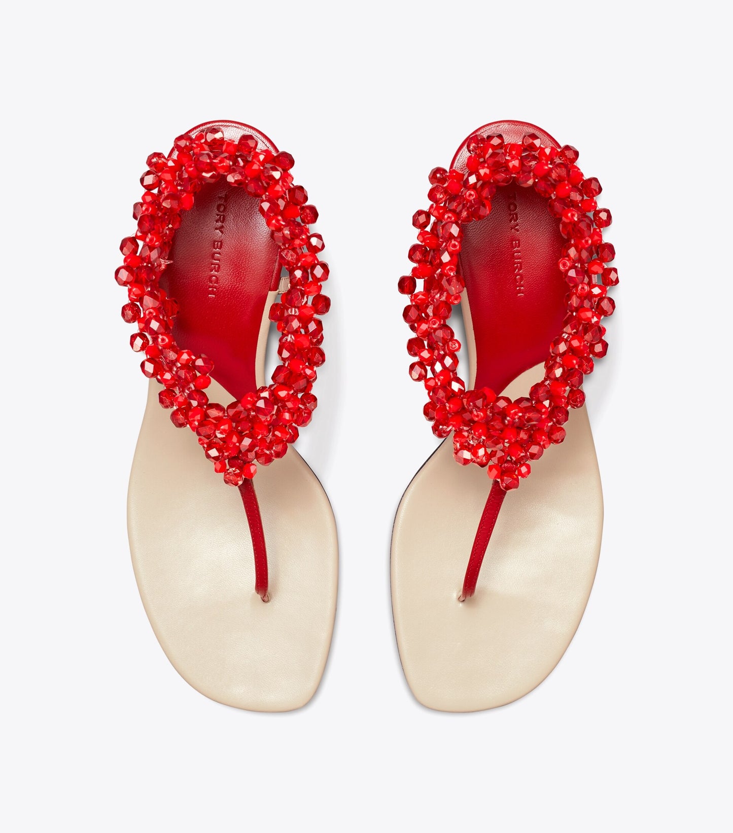 Beaded Heeled Sandal
