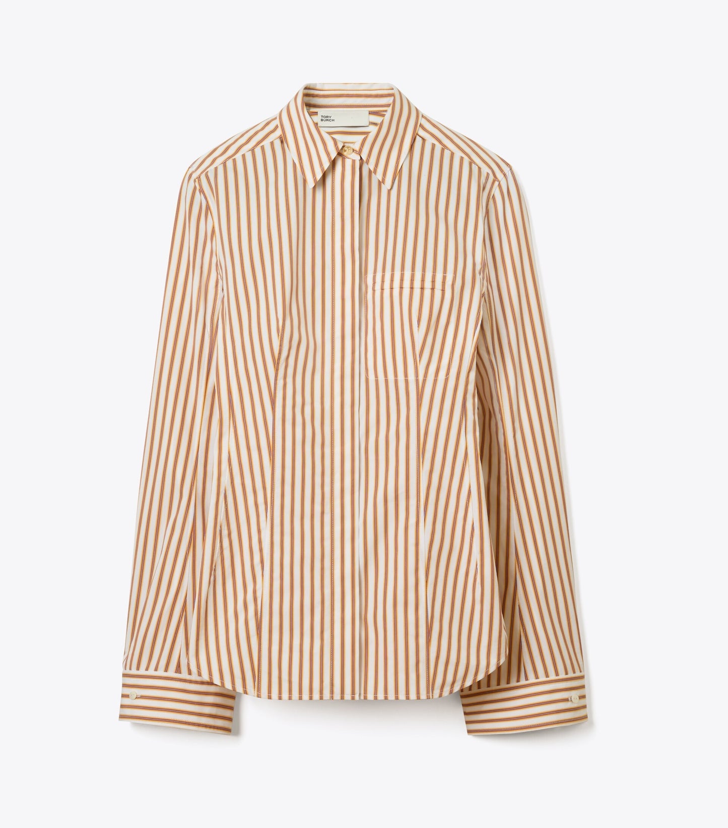 Bell-Sleeve Cotton Shirt