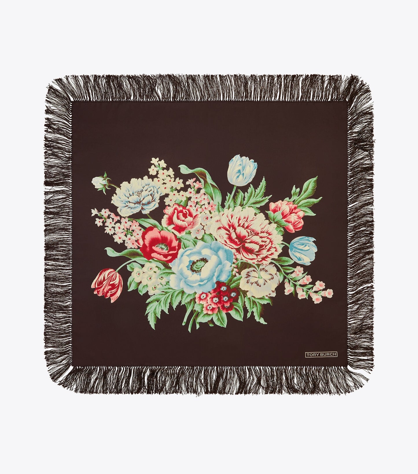 Chair Floral Silk Square