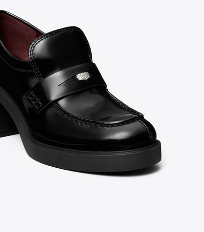 Classic Heeled Lug Loafer